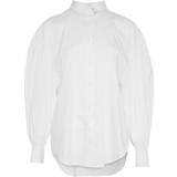 Nylon - Oversized Overdele Noella Tate Cotton Poplin Shirt - White