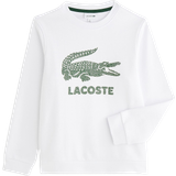 Fleece Sweatshirts Børnetøj Lacoste Kids’ Crew Neck Vintage Logo Fleece Sweatshirt - White (SJ1964-001)