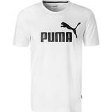 Puma M Overdele Puma Essentials Short Sleeve T-shirt - White