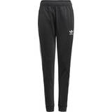 Adidas Lynlås Bukser adidas Junior Adicolor SST Training Pant - Black/White (GN8453)
