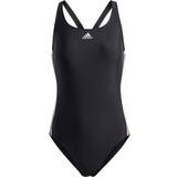adidas Women's SH3.RO Classic 3-Stripes Swimsuit - Black/White