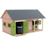 Parkeringshuse & Garager Kids Globe Stable Boxes & Garage Toy