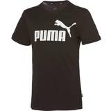 Puma Drenge Overdele Puma Essential Logo Youth Tee - Puma Black (586960-01)