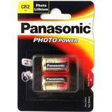 Litium - Rød Batterier & Opladere Panasonic CR2 2-pack