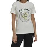 30 - Hvid Overdele adidas Women's Tennis Luxe Graphic T-shirt - Off White