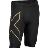 2xu herre compression tights 2XU Light Speed Compression Shorts Men - Black/Gold Reflective
