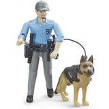 Bruder Plastlegetøj Figurer Bruder Bworld Policeman with Dog