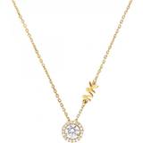 Kors halskæde Michael Kors Premium Necklace - Gold/Transparent