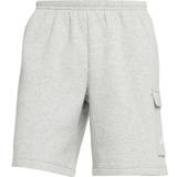 Fleece - Herre Shorts Nike Club Cargo Shorts - Dark Grey Heather/Matte Silver/White