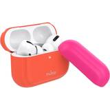 Puro Pink Tilbehør til høretelefoner Puro Icon Fluo Case for AirPods Pro