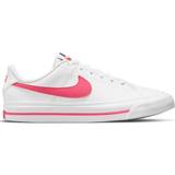 Hvid Ketsjersportsko Nike Court Legacy GS - White/Hyper Pink