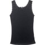 Dame - Merinould T-shirts & Toppe Joha Cecilie Undershirt - Black