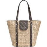 Roll top Håndtasker Guess Paloma Straw Tote - Brown
