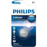 Philips Batterier - Urbatterier Batterier & Opladere Philips CR1616