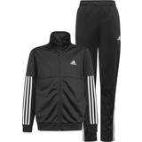 Adidas S Tracksuits adidas Boy's 3-Stripes Team Track Suit - Black/White