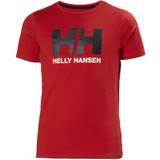 Helly Hansen Piger Overdele Helly Hansen Jr Logo HH T-shirt - Alert Red (41709-222)