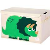 Grå - Papir Børneværelse 3 Sprouts Dinosaur Toy Chest