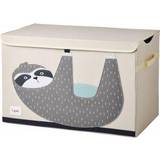 Grå - Papir Opbevaring 3 Sprouts Sloth Toy Chest