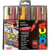 Grå Marker penne Uni Posca PC-5M Paint Marker Deep Colours 8-pack