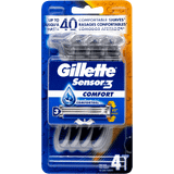 Genfugtende Barberskrabere & Barberblade Gillette Sensor3 Comfort 4-pack