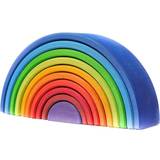 Stabellegetøj Grimms Rainbow in Wood 10pcs