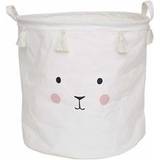 Hvid Opbevaringskurve Jabadabado Storage Basket Bunny
