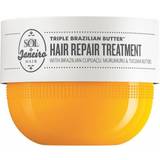 Fedtet hår - Straightening Hårkure Sol de Janeiro Triple Brazilian Butter Hair Repair Treatment 238ml