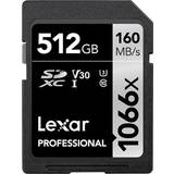 512 GB Hukommelseskort LEXAR Professional SDXC Class 10 UHS-I U3 V30 1066x 512GB