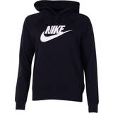 46 - Fleece Overdele Nike Sportswear Essential Hoodie - Black/White