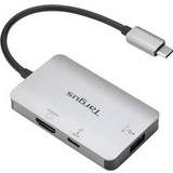 Grå - HDMI-kabler - Han – Hun Targus USB-C-HDMI M-F Adapter