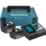 Makita Li-ion - Oplader Batterier & Opladere Makita 2xBL1830B + DC18RC