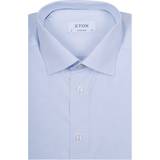 Eton Tøj Eton Micro Print Shirt - Light Blue