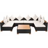 vidaXL 42751 Loungesæt, 1 borde inkl. 6 sofaer