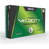 Distancebolde Golfbolde Wilson Tour Velocity Feel (15 pack)