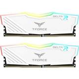 Belysning - DDR4 - Hvid RAM TeamGroup T-Force Delta RGB White DDR4 3600MHz 2x8GB (TF4D416G3600HC18JDC01)