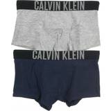 Calvin Klein Undertøj Børnetøj Calvin Klein Boy's Intense Power Trunks 2-pack - Grey Heather/ Blue Shadow (B70B700122)