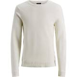 Jack & Jones Colored Knitted Sweater - White/Jet Stream