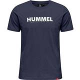 Blå - Jersey Overdele Hummel Legacy T-shirt Unisex - Blue Nights