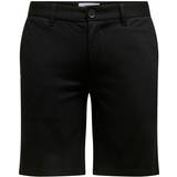 Viskose - XS Shorts Only & Sons Mark Shorts - Black/Black