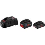 LiFePO4 Batterier & Opladere Bosch 1xProCORE18V 4.0AH + 1xProCORE18V 5.5AH + GAL 1880 CV Professional