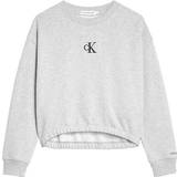 Calvin Klein Sweatshirts Børnetøj Calvin Klein Organic Cotton Sweatshirt - Light Grey Heather (IG0IG00934)