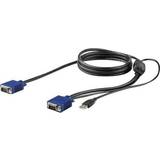 Rund - USB-kabel - VGA Kabler StarTech VGA-VGA/USB A 1.8m