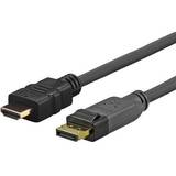 HDMI aktiv - Kabeladaptere - Skærmet Kabler VivoLink Pro 4K HDMI-DisplayPort 3m