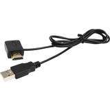 Kabeladaptere - Kobber Kabler VivoLink Angled HDMI-USB A Adapter