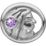 Ametyster Charms & Vedhæng Christina Jewelry Virgo Charm - Silver/Amethyst