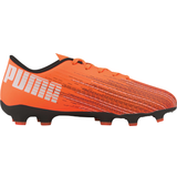 Kunstgræsstøvler (AG) Fodboldstøvler Puma Ultra 4.1 FG/AG Soccer Cleats JR - Shocking Orange/Puma Black