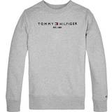 Grå Sweatshirts Børnetøj Tommy Hilfiger Essential Sweatshirt - Light Grey Heather (KS0KS00212P01-P01)