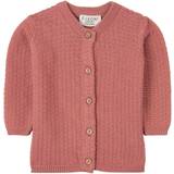 Økologisk bomuld Trøjer Børnetøj Fixoni Knit Cardigan - Dusty Rose (422020-5718)