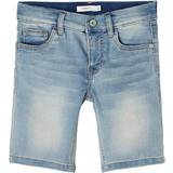Drenge - Shorts Bukser Name It Sweat Denim Shorts - Light Blue (13190257