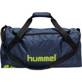 Hummel Blå Duffeltasker & Sportstasker Hummel Core Sports Bag L - Dark Denim/Lime Punch